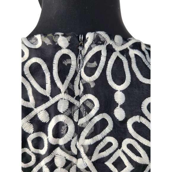 Prabal Gurung Women's Black Sleeveless Sheath Jewel-Neck Slim Dress Size 4 - Picture 5 of 8